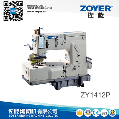 ZY 1412P ZOYER Machine à coudre à coudre à double chaîne à chaîne à 12 aiguilles